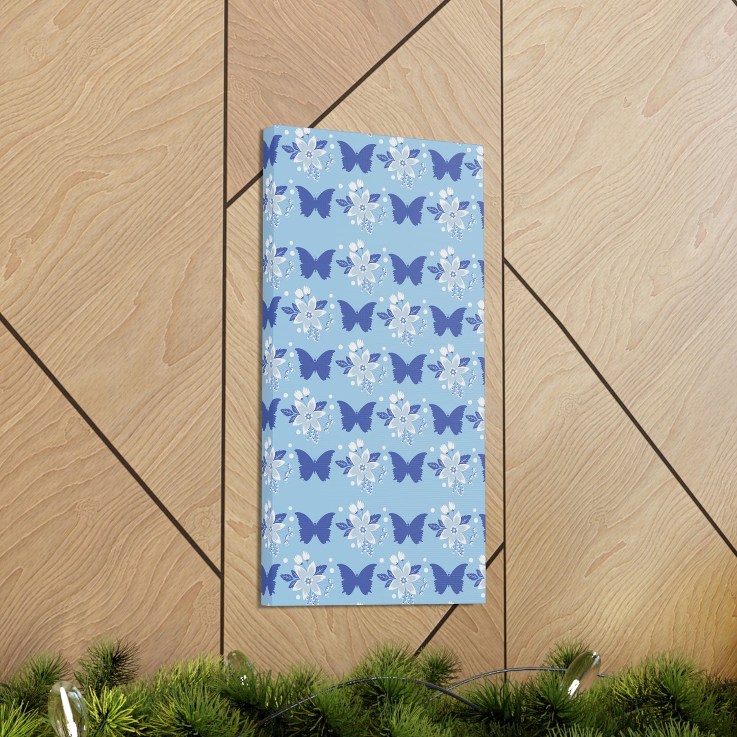 Butterfly Pattern Nature Animal Lovers Classic Art Canvas Gallery Wraps