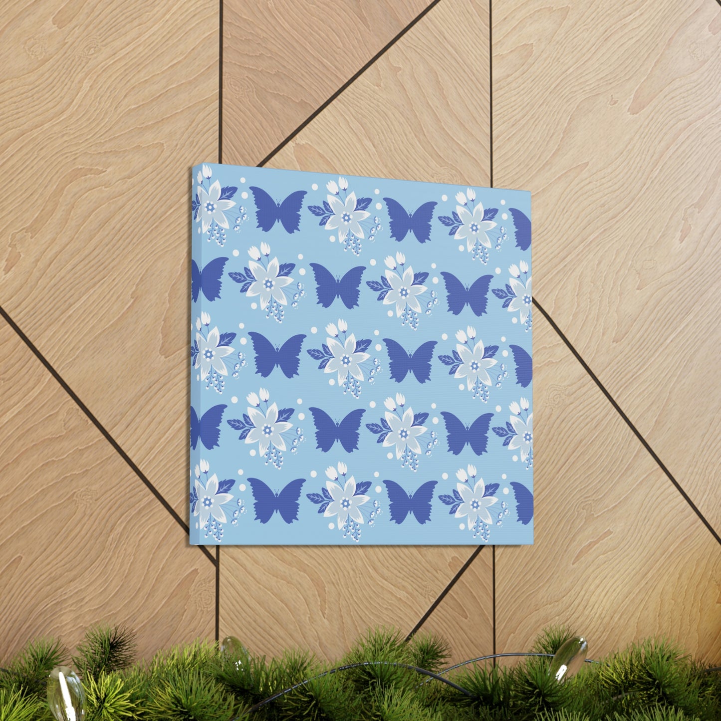 Butterfly Pattern Nature Animal Lovers Classic Art Canvas Gallery Wraps