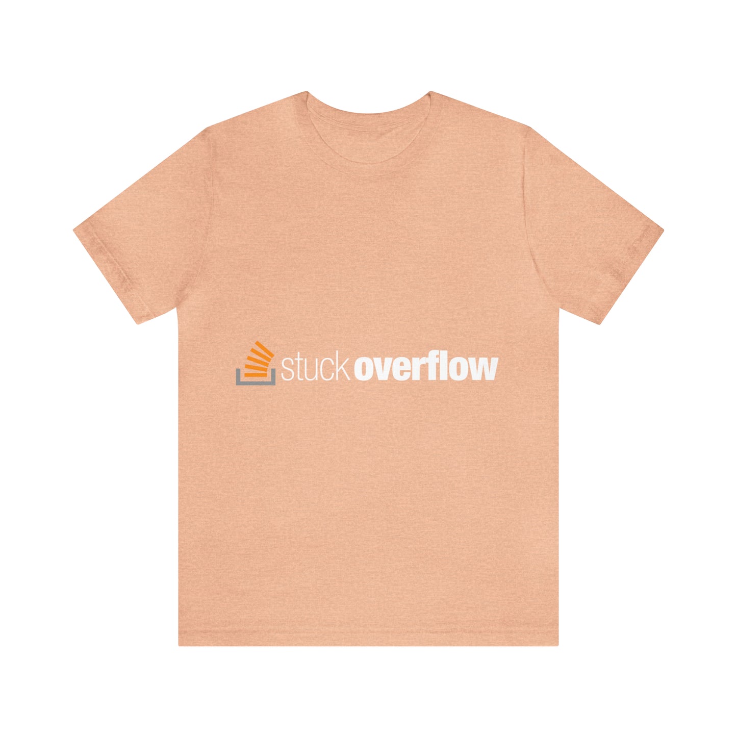 Stack Overflow Funny IT Developer Programming Nerdy Unisex Jersey Short Sleeve T-Shirt