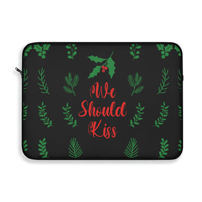 We Should Kiss Leaves Quotes Laptop Sleeve