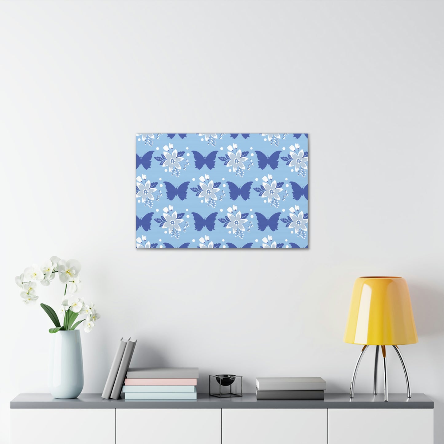 Butterfly Pattern Nature Animal Lovers Classic Art Canvas Gallery Wraps