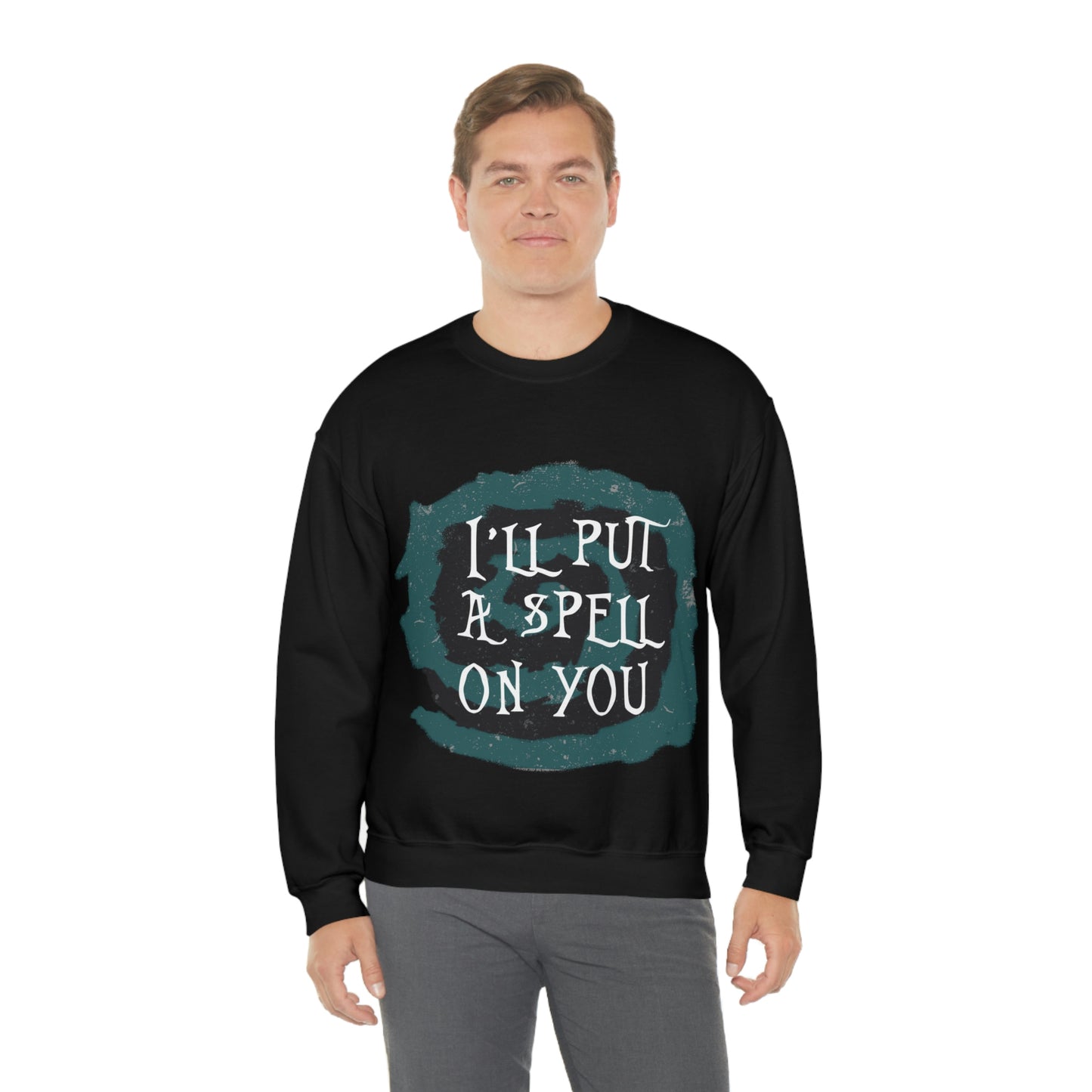 I`ll Put A Spell On You Halloween Trick Or Treat Unisex Heavy Blend™ Crewneck Sweatshirt