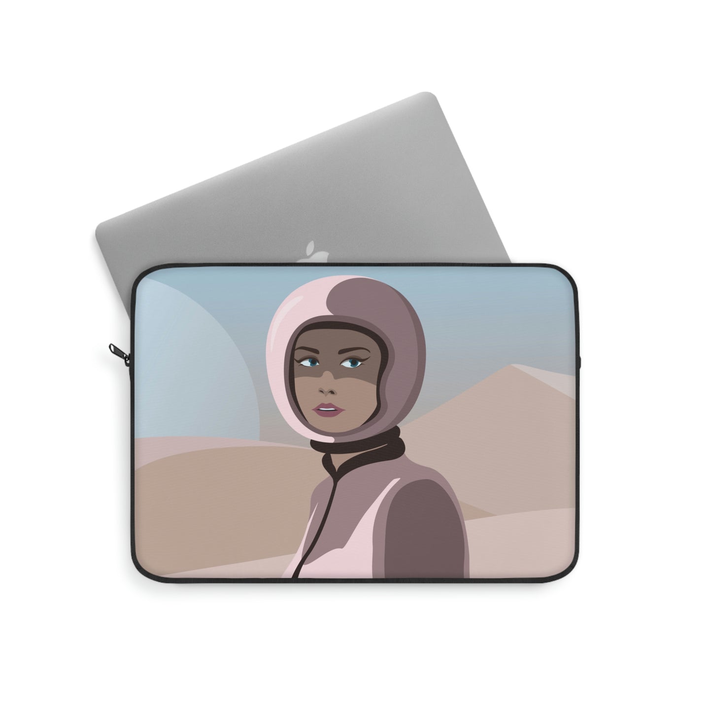 Astronaut Woman Aliens Minimal Art Aesthetic Graphic Laptop Sleeve