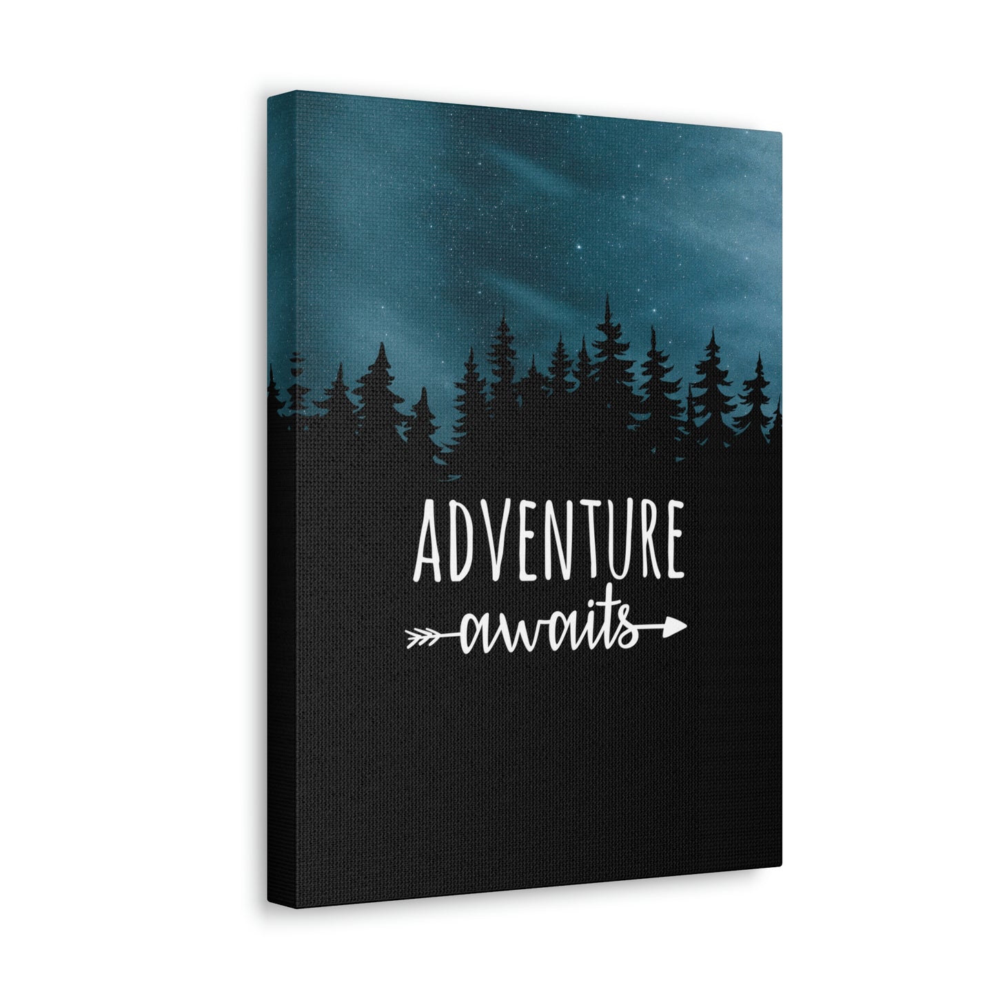 Adventure Awaits Art Vacation Landscape Explore Aesthetic Classic Art Canvas Gallery Wraps