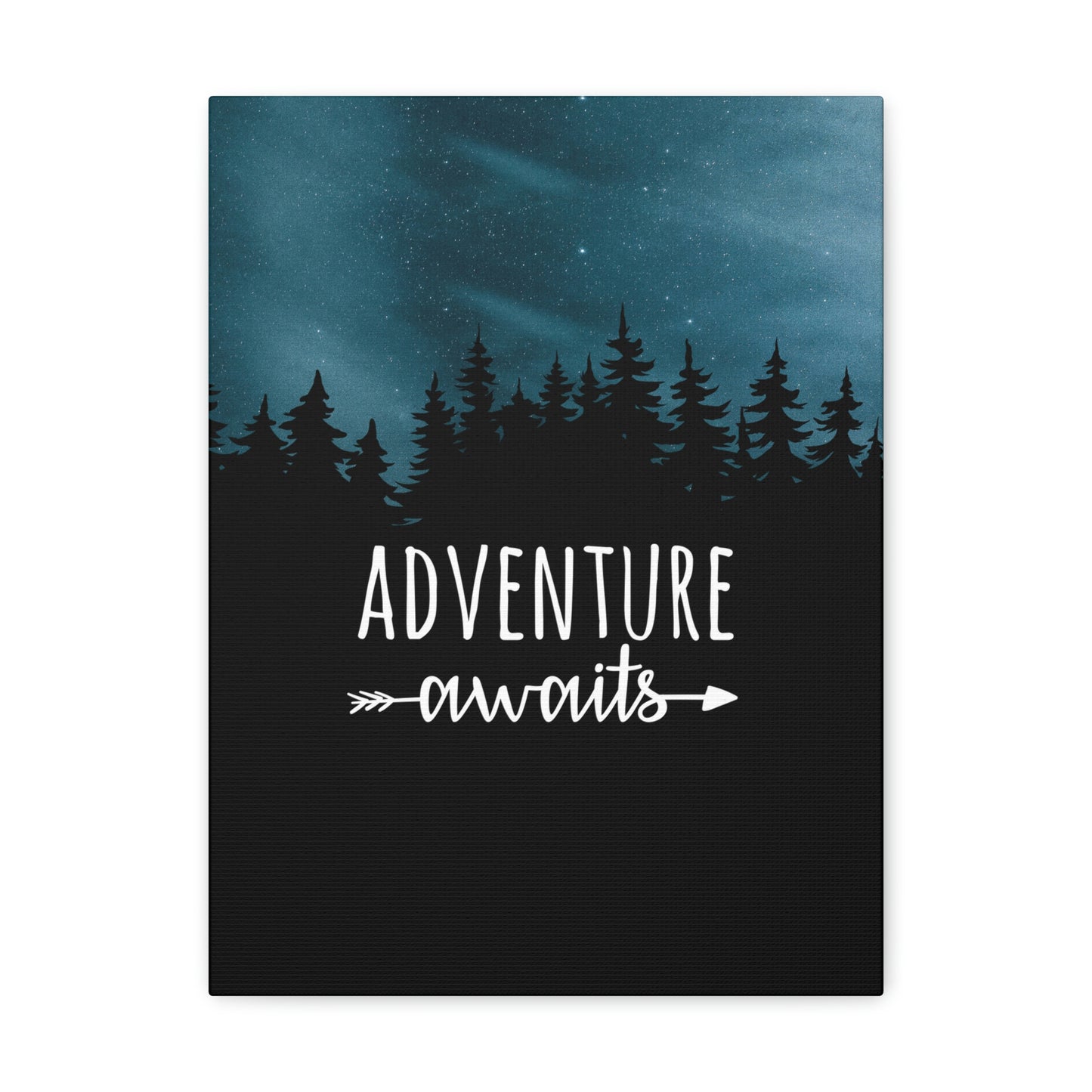 Adventure Awaits Art Vacation Landscape Explore Aesthetic Classic Art Canvas Gallery Wraps