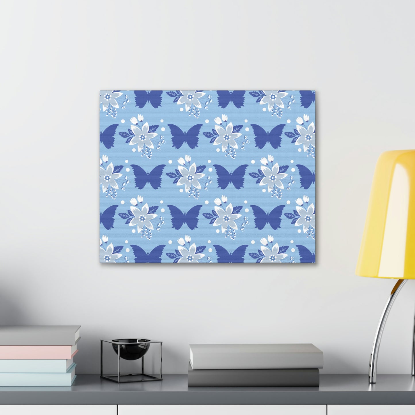 Butterfly Pattern Nature Animal Lovers Classic Art Canvas Gallery Wraps