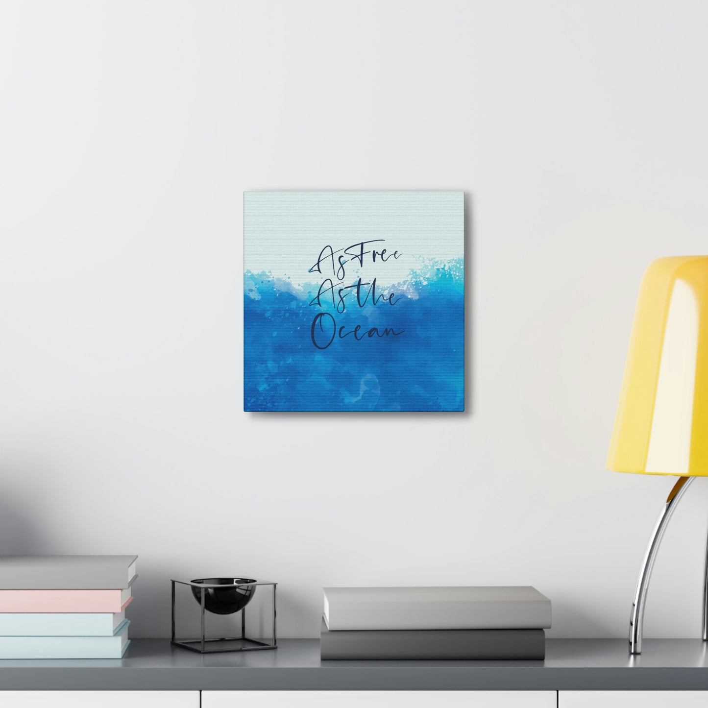 As Free As The Ocean Relationship Quotes Aesthetic Classic Art Canvas Gallery Wraps