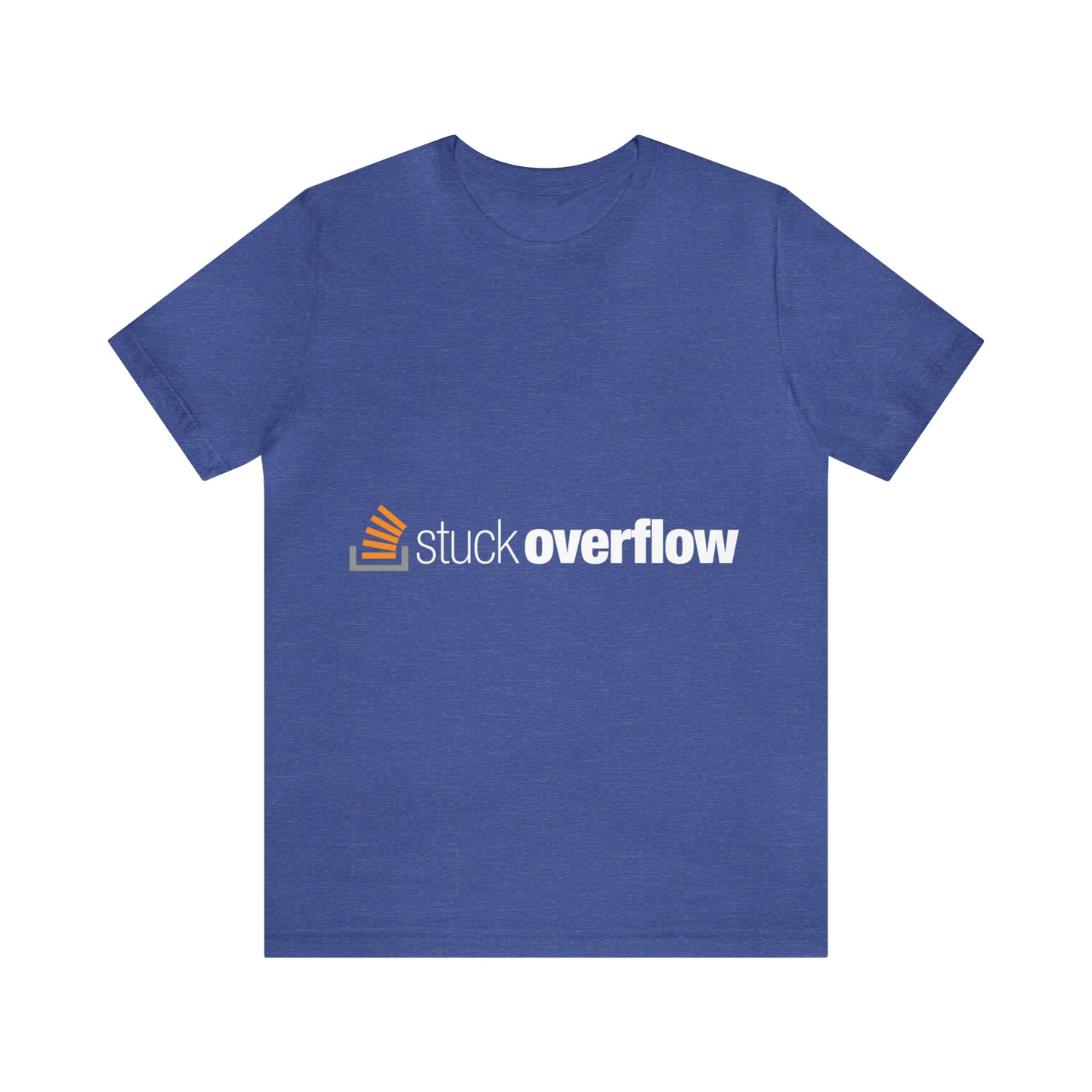 Stack Overflow Funny IT Developer Programming Nerdy Unisex Jersey Short Sleeve T-Shirt