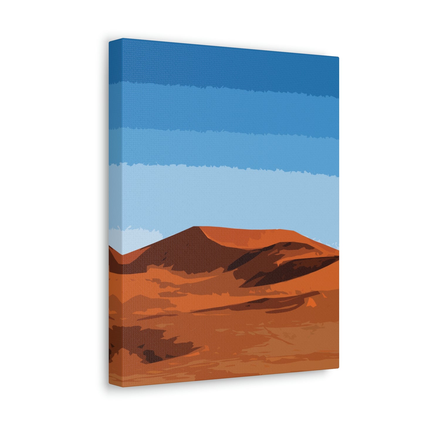 Landscape Desert Orange Sand Abstract Nature Modern Aesthetics Aesthetic Classic Art Canvas Gallery Wraps