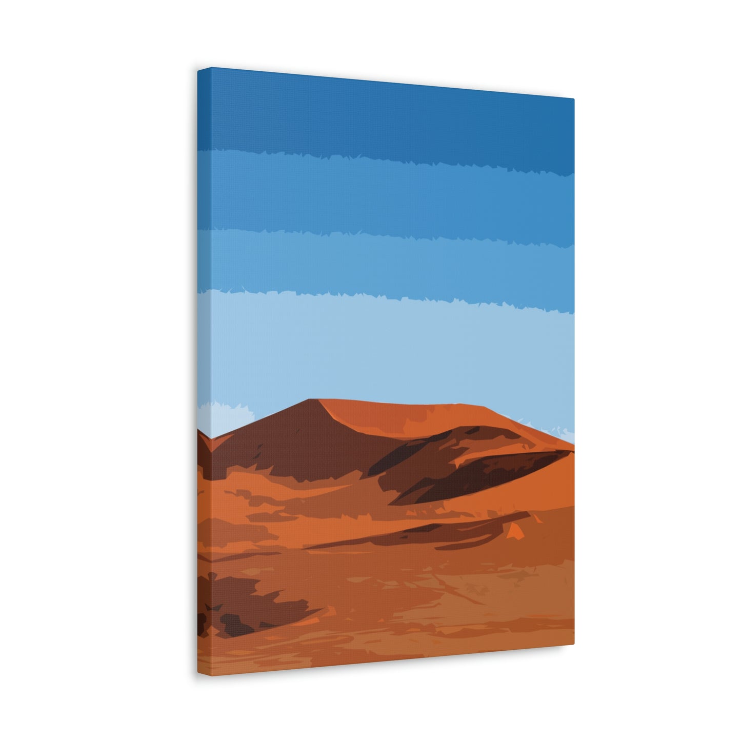 Landscape Desert Orange Sand Abstract Nature Modern Aesthetics Aesthetic Classic Art Canvas Gallery Wraps