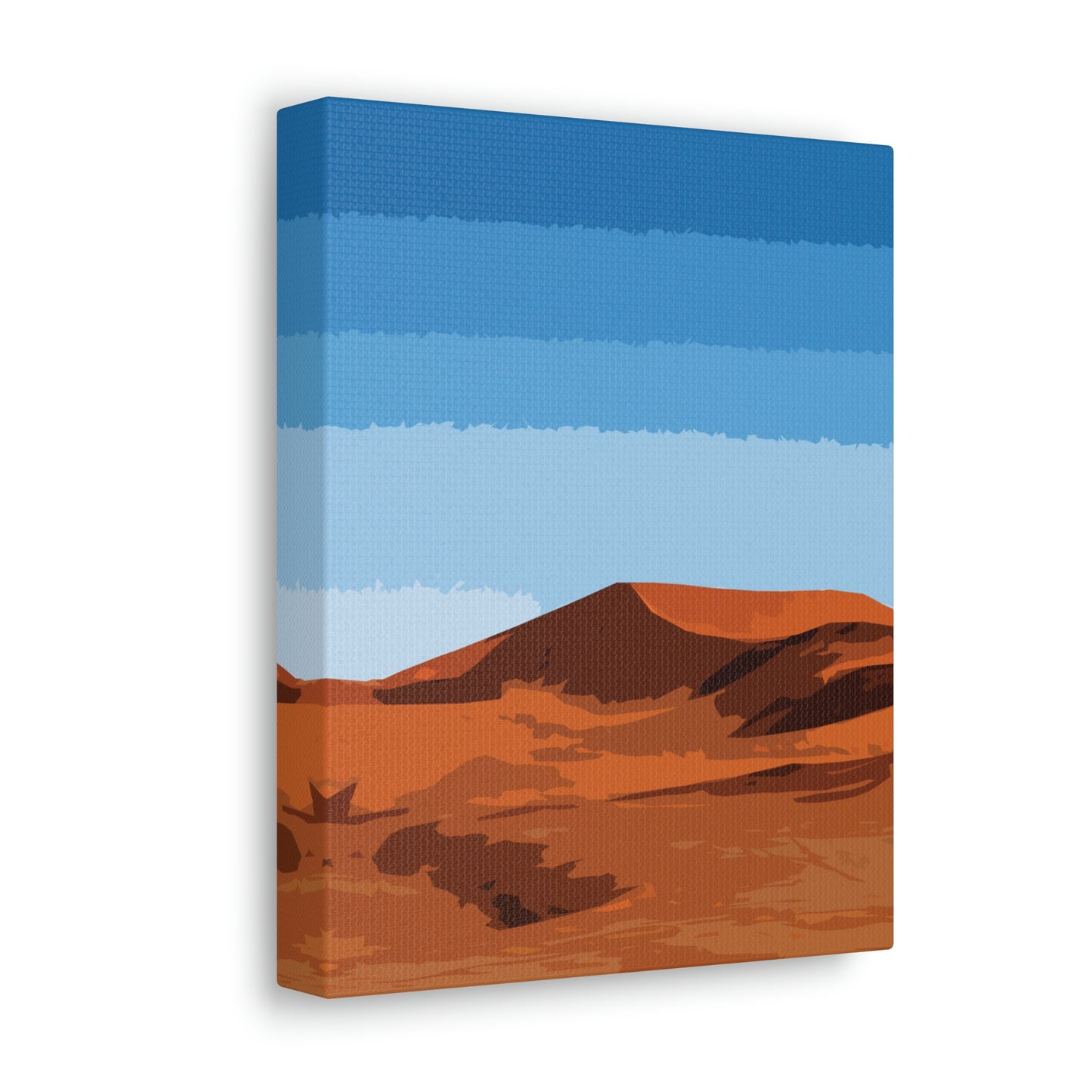 Landscape Desert Orange Sand Abstract Nature Modern Aesthetics Aesthetic Classic Art Canvas Gallery Wraps