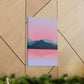 Landscape Mountains Nature Watercolor Sunset Water Classic Art Canvas Gallery Wraps