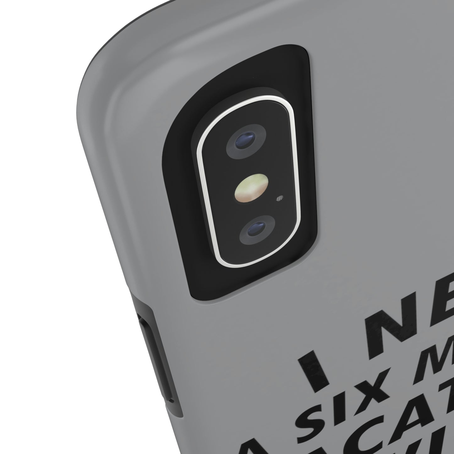 I Need Six Month Vacation Black Text Tough Phone Cases Case-Mate