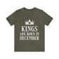 Kings Are Born in December Happy Birthday Unisex Jersey Short Sleeve T-Shirt